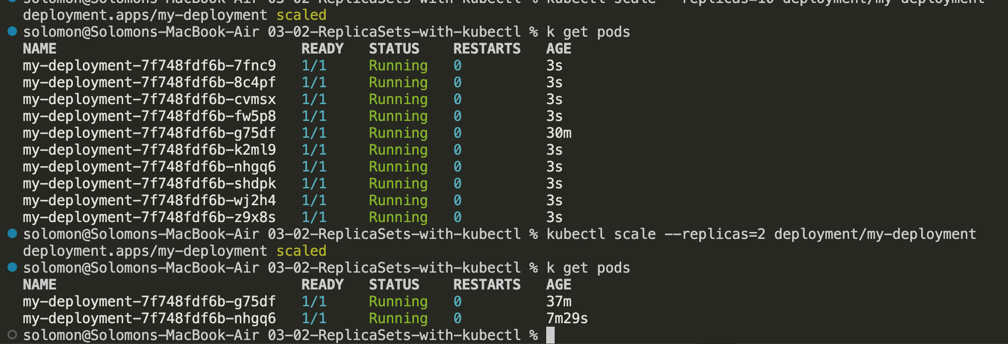 2 pods