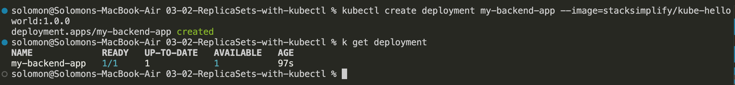 deployment