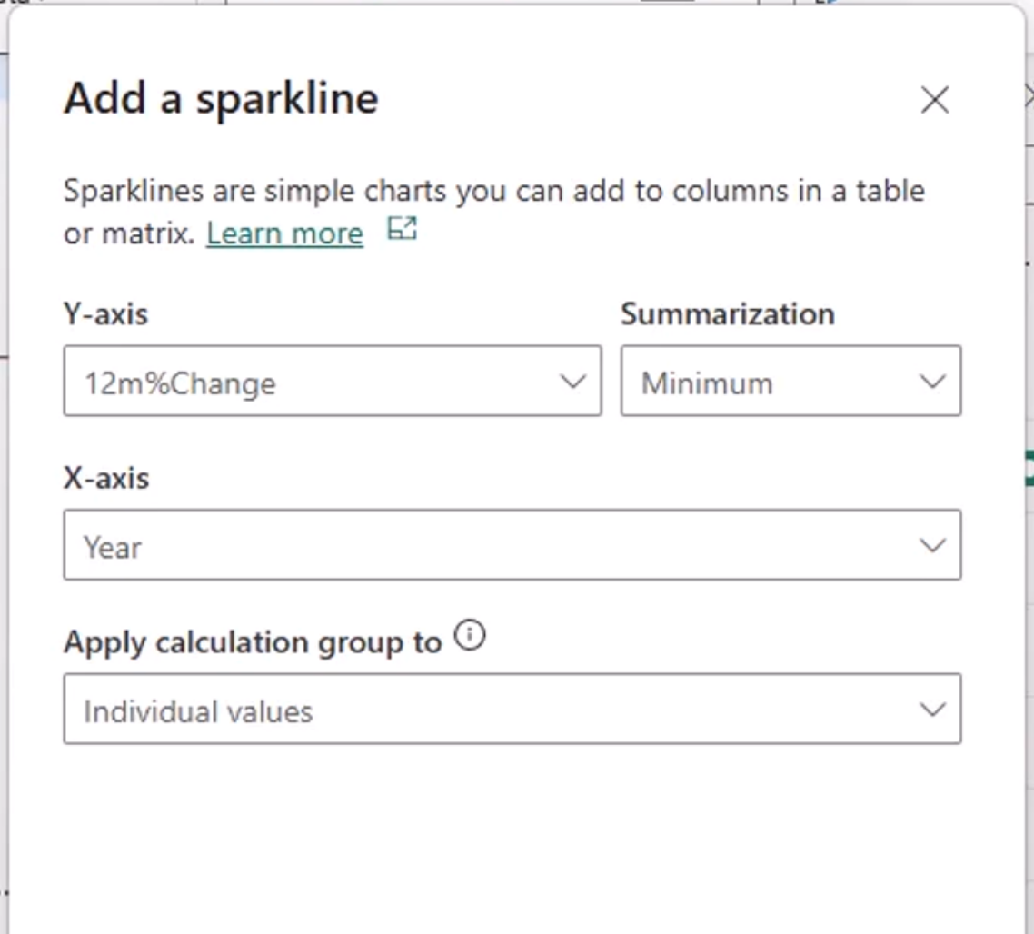 sparkline